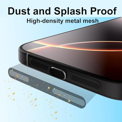 iPhone Charging Port Plugs & Speaker Cleaning Kit，Dustproof Protection for iPhone 14/15/16 Series