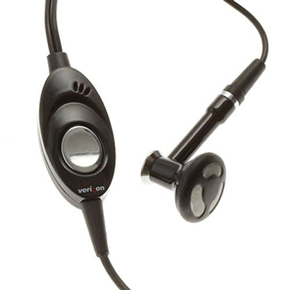 Mono Hands-Free Headset Premium Wired Earphones 2.5mm w Microphone for Verizon LG Env 2 VX9100 - Verizon LG enV-3 VX9200 - Verizon LG Versa VX9600 - Verizon LG enV VX9900 - Verizon Motorola Q