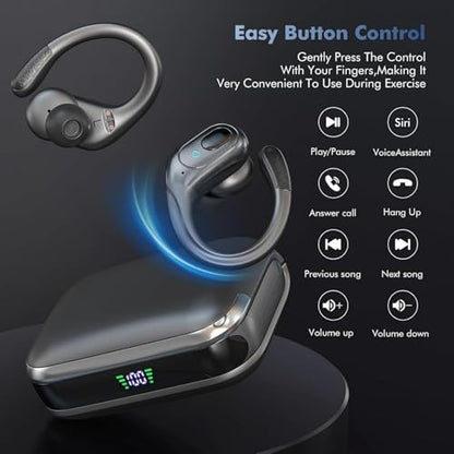Wireless Earbuds, Sports Bluetooth Headphones, 75Hrs Playtime Ear Budset