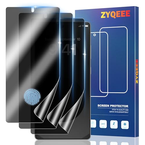 3 Pack for Samsung Galaxy S24 Ultra Privacy Screen Protector 100% Fingerprint Unlock Compatible, Anti-Spy Flexible EPU Protective Film, Case Friendly, Scratch-Resistant, Sensitive Touch - size: Samsung Galaxy S24 Ultra