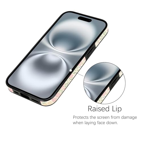 Compatible with iPhone 17 Wallet Case with Card Holder | Peach Blossom Flower Soft TPU Anti Scratch Protective, Shockproof Wallet Case for iPhone 17 6.3 inch - color: Peach Blossom Flower, size: iPhone 17 6.3 inch