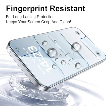 OneFish Screen Protector Privacy Glass for iPhone Air [6.5 Inch] ，2 Pack | Airbag Edge Protection, Anti Spy Private Tempered Film with Installation Frame, 9H Glass Scratch Resistant, Easy Installation - size: iPhone 17 Air