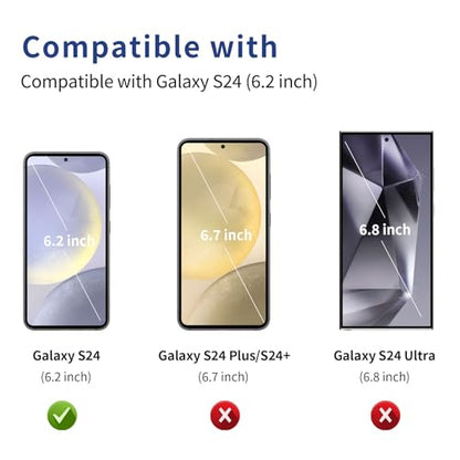 ACANDYA for Samsung Galaxy S24 Case Wallet Clear Protective Case with Credit Card Holder Heavy Duty Protection Shockproof Anti-Scratch Anti-Yellow Cover for Samsung Galaxy S24 6.2 inch Transparent - size: Galaxy S24 6.2 inch