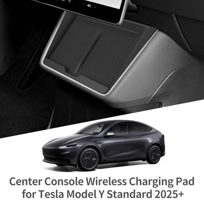 Center Console Wireless Charging Pad for Tesla Model Y Juniper Standard - size: for 2025 2026 Tesla Model Y Juniper Standard