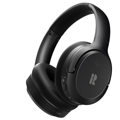 Calmbee Hybrid Active Noise Cancelling Headphones Wireless Over Ear 140Hrs - color: Black
