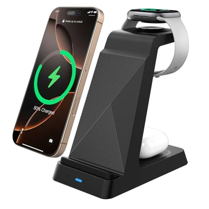 2026 Magnetic 3 in 1 Fast Wireless Charger