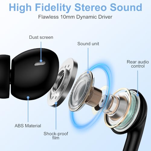 USB C Wired Earbuds Type C Headphone Headset Earphone USBC Earbuds with Mic