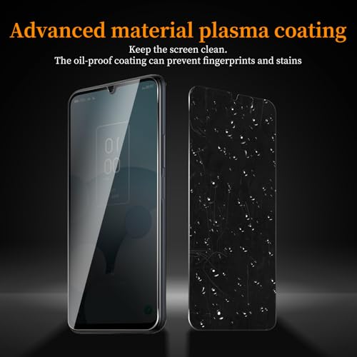 3 Pack Privacy Screen Protector for TCL 40 XL，Anti-Spy Tempered Glass Film, Anti-Scratch, 9H Hardness，Compatible phone cases，High definition