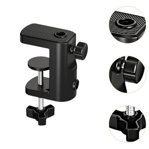 Rotating Holder Table Mount Clamp Mi Holder Base Mounting Accessory pp Material Suitable for Work Bedside