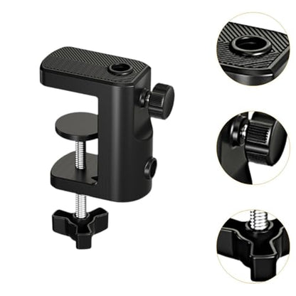 Rotating Holder Table Mount Clamp Mi Holder Base Mounting Accessory pp Material Suitable for Work Bedside