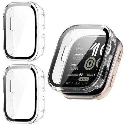 2 Pack for Amazfit Bip 6 Screen Protector Case - color: Clear+Clear