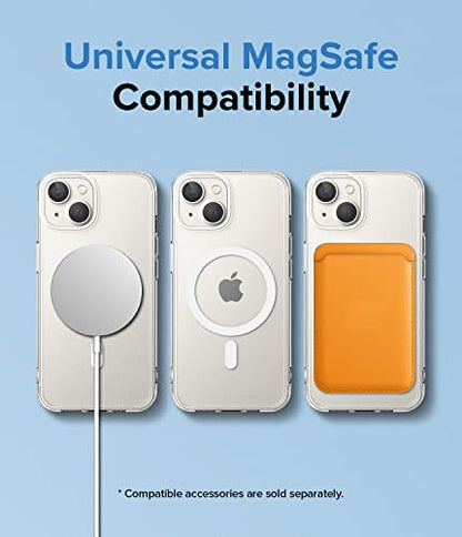 Ringke Fusion for iPhone 14 Case [Compatible with MagSafe] Oil & Dirt Resistant Anti-Fingerprint Technology Prevents Oily Smudges - Magnetic Matte Clear - size: iPhone 14