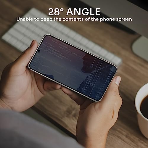 2 Pack Privacy Screen Protector for Samsung Galaxy S23 Plus/ S23+
