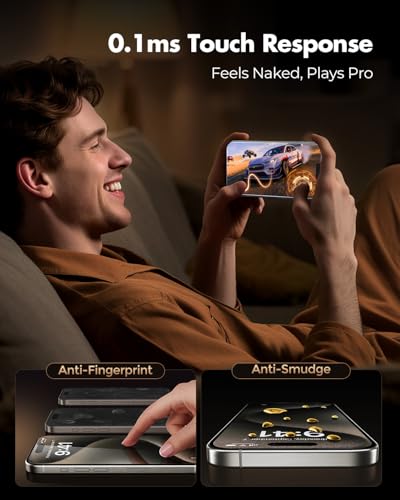 UNBREAKcable 3-Pack Screen Protector for iPhone 15 Pro,Tempered Glass | Shatterproof Glass,One Pull Perfection,Auto Dust Elimination,99.99% HD Clear,Bubble Free,Full Coverage for Apple 6.1 Inch - size: iPhone 15 Pro