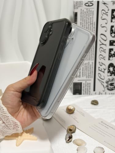 Case Compatible with iPhone 16, Non-Yellowing Shockproof Anti-Scratch Clear Soft Phone Cover with Lens Protector - Clear - color: Clear, size: iPhone 16