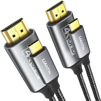 UANTIN USB C to HDMI Cable 3Ft for Home Office 4K High-Speed 2-Pack - size: 3FT, style: 2 Pack