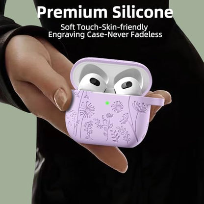 Lerobo for AirPods 4 AirPods 5 Case with Cleaner Kit & Keychain, Lavender - color: A-Lavender, size: AirPods 5&4