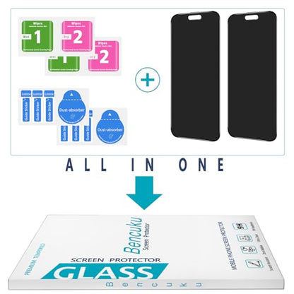 2 Pack Matte Privacy Screen Protector for iPhone 16 Pro