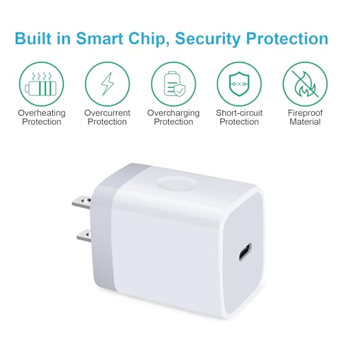 USB C Wall Charger Fast Block for Google Pixel 11 10, 10a, 9a, 10 9 Pro XL