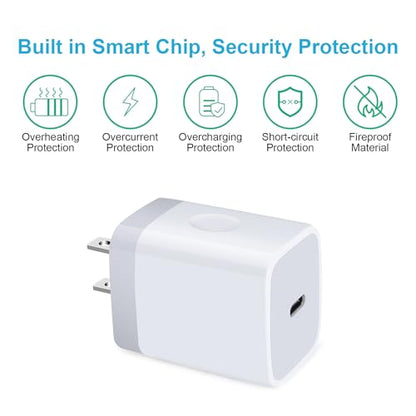 USB C Wall Charger Fast Block for Google Pixel 11 10, 10a, 9a, 10 9 Pro XL