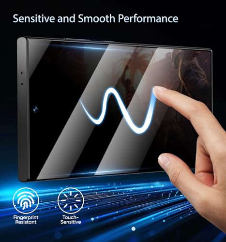 MAGIC JOHN 3rd Gen Upgraded Privacy Screen Protector for Samsung S24 Ultra - size: S24 Ultra 6.8inch