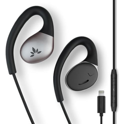 Avantree Resolve – Lightning Wired Open-Ear Earbuds w/Mic & Over-Ear Hook