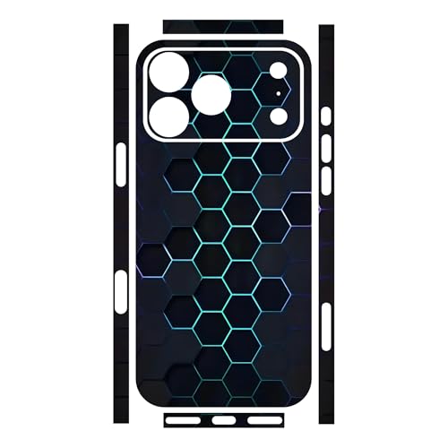 Skin Wrap Compatible with 13/14/15/16/17 Pro Max (Dark Blue, 17 Pro Max) - color: Dark Blue, size: 17 Pro Max
