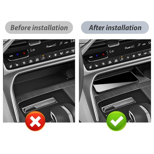 SKTU Upgrade for 2024 2025 2026 Mazda CX-90 Accessories Wireless Charging Mat for 2024 2025 2026 Mazda CX-90/2025 2026 Mazda CX-70 Center Console Non-Slip Pad 2024 2025 2026 CX-90 Console Mat - color: 2024+ CX-90/2025+ CX-70 Mat