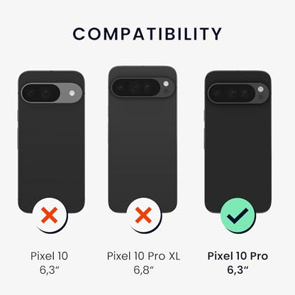 kwmobile Case Compatible with Google Pixel 10 Pro - Clear Case Soft Slim Flexible Protective TPU Phone Cover - Transparent - size: Pixel 10 Pro