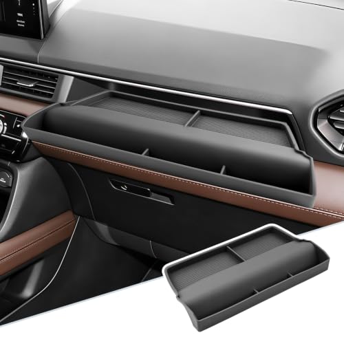 SKTU for 2026 2027 Honda Pilot Passenger Side Storage Tray w/Side Pocket - color: 2026 2027 Pilot/Passport Passenger Tray