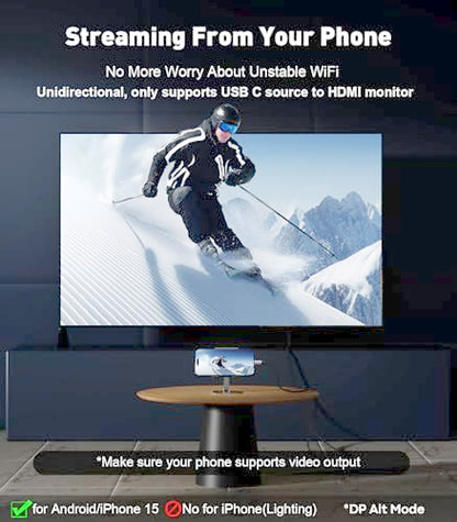 USB C to HDMI Cable 3Ft for Home Office (4K@60Hz) for Laptop - size: 3FT, style: 1 Pack