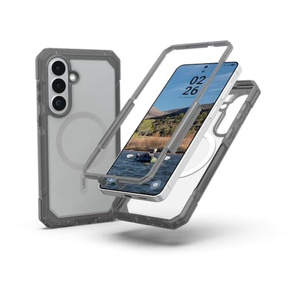 URBAN ARMOR GEAR UAG for Samsung Galaxy S26 Plus Case 6.7" Trooper - Magnetic Charging Compatible Full Body with Port Protection Rugged Military Drop Tested Protective Cover, Clear/Ash - color: Trooper - Clear/Ash