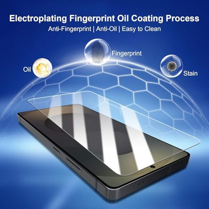 Tempered Glass Screen Protector for Samsung Galaxy S26 Plus 6.7'' | Easy Install Frame, Auto-alignment, 9H Hardness, HD Clear, Anti-Scratch, Anti-fingerprint, Bubble-free, Case friendly, 2 Pack