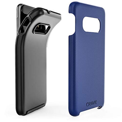 Crave Dual Guard for Samsung Galaxy S10e Case, Shockproof Protection Dual Layer Case for Samsung Galaxy S10e - Navy - color: Navy
