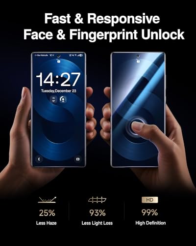 SMARTDEVIL 3 Pack for Samsung Galaxy S25 Screen Protector | Finger Print Reader Compatible, Fast & Easy Installation, Clear 9H Tempered Glass Film, Alignment Frame Dust-Free Bubble-Free - size: For Samsung Galaxy S25 6.2 inches