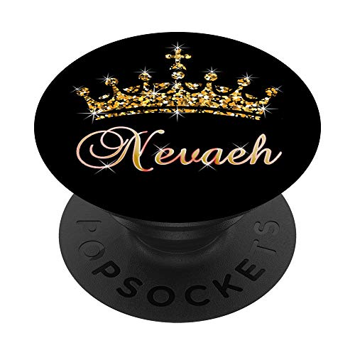 Nevaeh Name Crown Queen Princess Royal Design - Nevaeh PopSockets PopGrip: Swappable Grip for Phones & Tablets