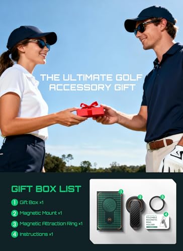 SUPCASE Magnetic Golf Cart Phone Holder, Compatible with MagSafe, Black