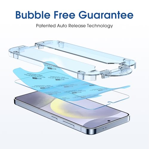 amFilm OneTouch for Samsung Galaxy S24+ Plus Screen Protector TemperedGlass - size: S24P-6.7"