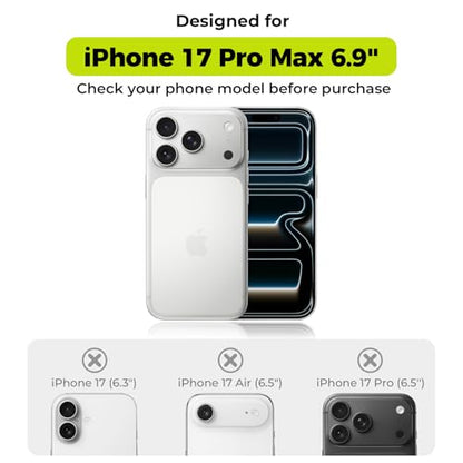 2-Pack for iPhone 17 Pro Max Camera Lens Protector - [Not Easy to Break] [Strong Adsorption] [Case-Friendly] Metal Aluminum Alloy Tempered Glass Rear Camera Screen Protector - Silver - size: 17 Pro Max Silver