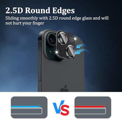 Camera Lens Protector for iPhone 15/15 Plus - size: 15/15 Plus