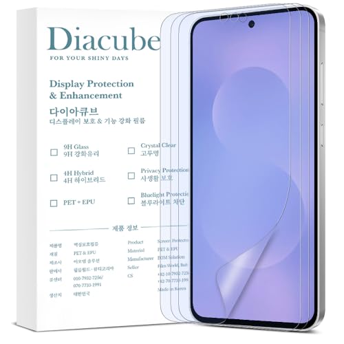 3-Pack Anti-Blue Light Matte Screen Protector For Samsung Galaxy S25 Edge [Support Fingerprint Unlock] Anti-Glare, Anti-Fingerprint [Eye Protection] Bubble-Free Installation with Alignment Jig - size: Galaxy S25 Edge