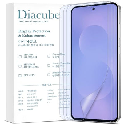 3-Pack Anti-Blue Light Matte Screen Protector For Samsung Galaxy S25 Edge [Support Fingerprint Unlock] Anti-Glare, Anti-Fingerprint [Eye Protection] Bubble-Free Installation with Alignment Jig - size: Galaxy S25 Edge