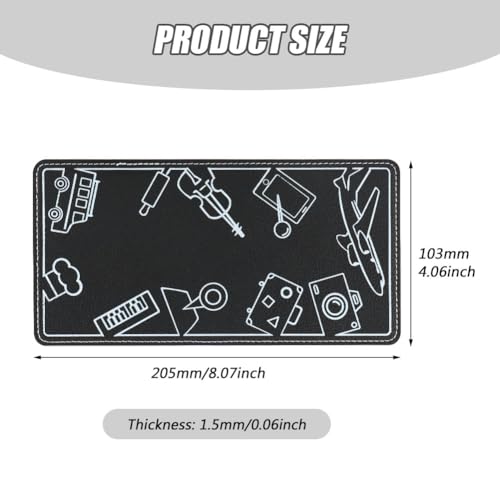 Airplane Phone Holder, Foldable Flexible Travel Phone Stand - color: Black