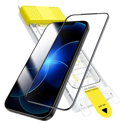 JETech 3D 9H+ Anti-Reflective Screen Protector for iPhone 17e/16e - size: iPhone 17e/16e
