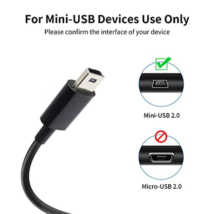 Multi Mini USB Splitter Cable,3 in 1 USB 2.0 A Male to 3 Mini 5 pin Male Data Sync Charging Cable,Power up to 3 Mini USB Devices at Once from a Single USB Port, 1M(Black) - color: usb Male 1 to 3 Mini usb