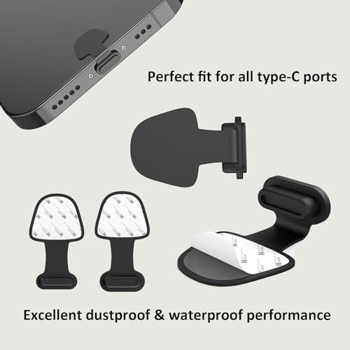 10PCS Type C Protector Cap Silicone USB Type C Anti Dust Plugs Cover
