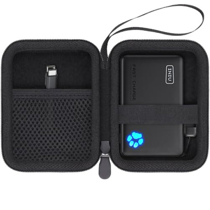 khanka Hard Protective Case for INIU 45W Fast Charging Charger,Black - color: black