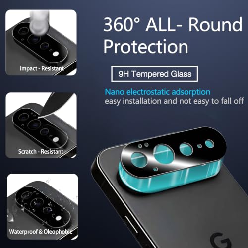 IMBZBK Privacy Screen Protector for Google Pixel 11 Pro XL, 3+3 Pack - color: Pixel 11 Pro XL-Black