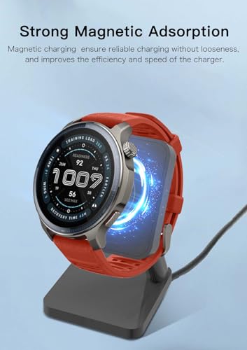 Charger Stand Dock for Amazfit Balance 2 Smartwatch,Magnetic Fast Safe Charging Stand,Replacement Charging Dock for Amazfit Balance 2 Smart Watch