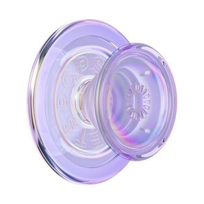 PopSockets Phone Grip for MagSafe, Magnetic Holder- IRI Lavender - color: Iridescent Lavendar, style: MagSafe